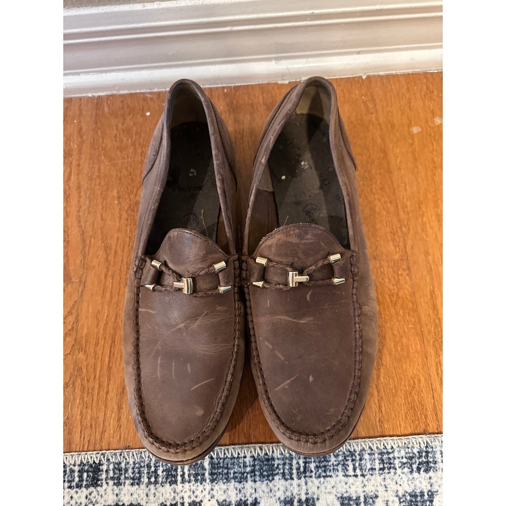 TOMMY BAHAMA Leather Loafers‎ Driving Moccasins Slip On Casual Shoes